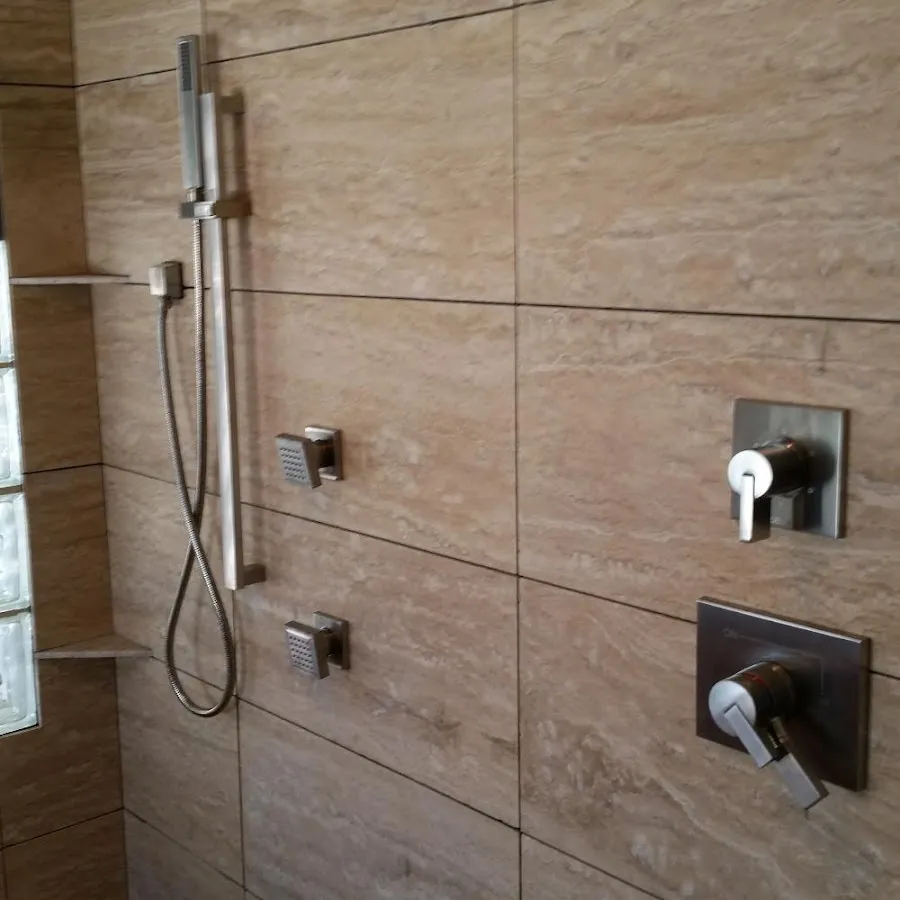 Shower fixture installation for Water Heater Replacement in St. Cloud